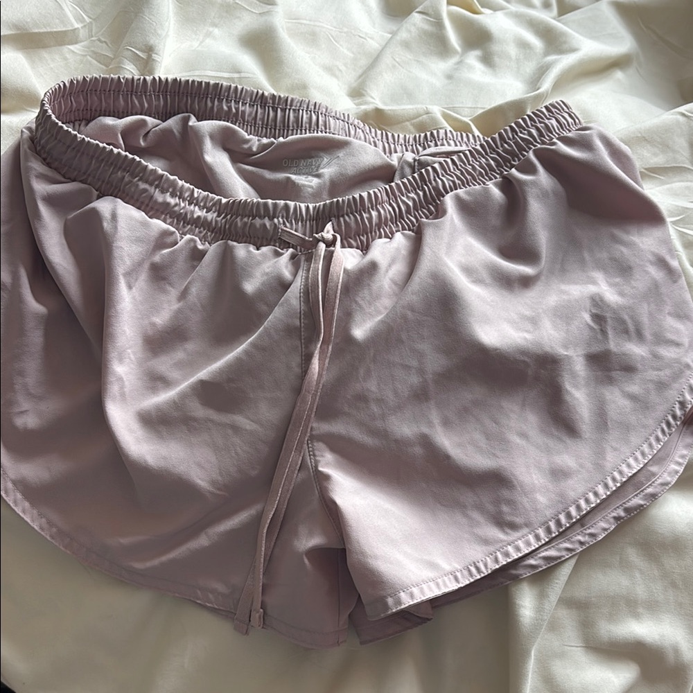 Womens Old Navy Active Shorts pink/mauve color